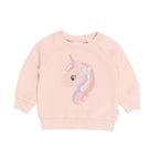 Mystic Unicorn Sweatshirt - Washed Rosebud