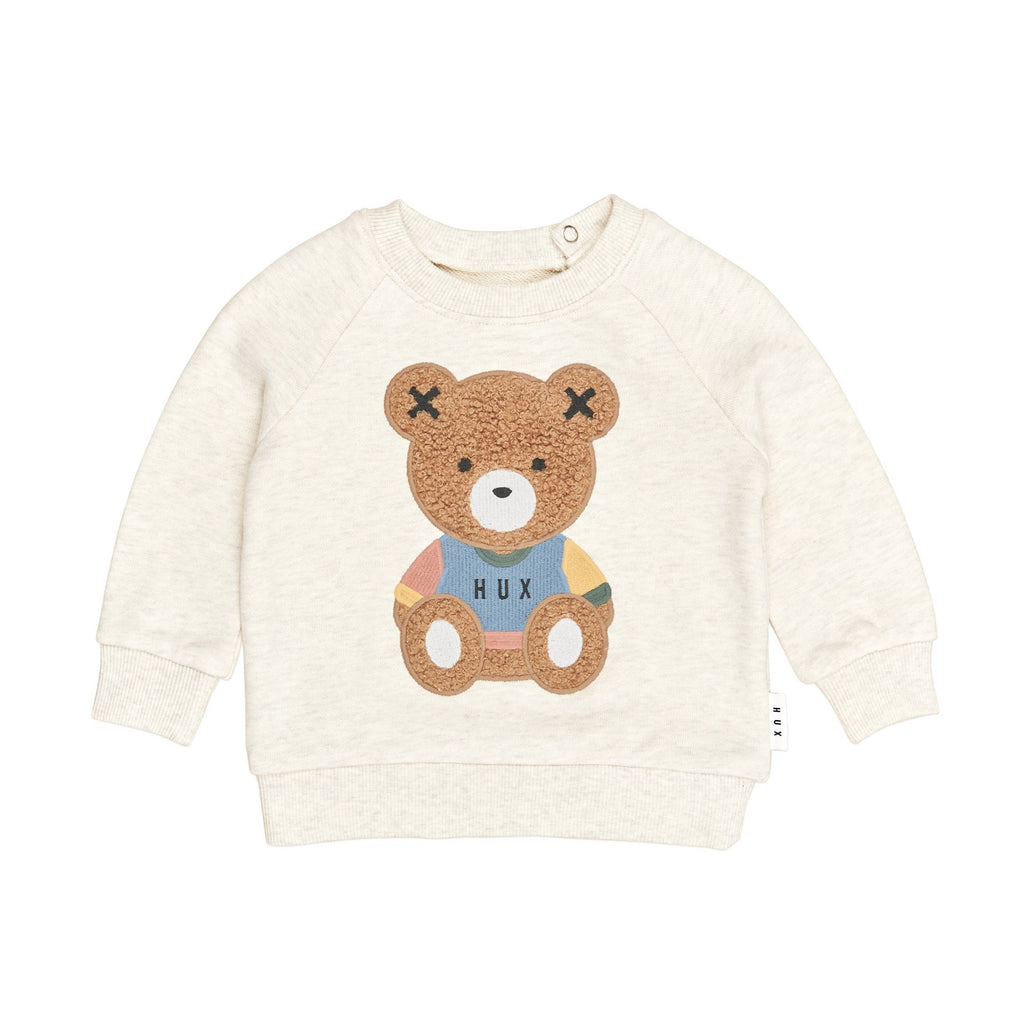 Teddy Hux Sweatshirt - Oat Marle