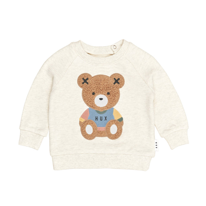 Huxbaby Teddy Hux Sweatshirt - Oat Marle