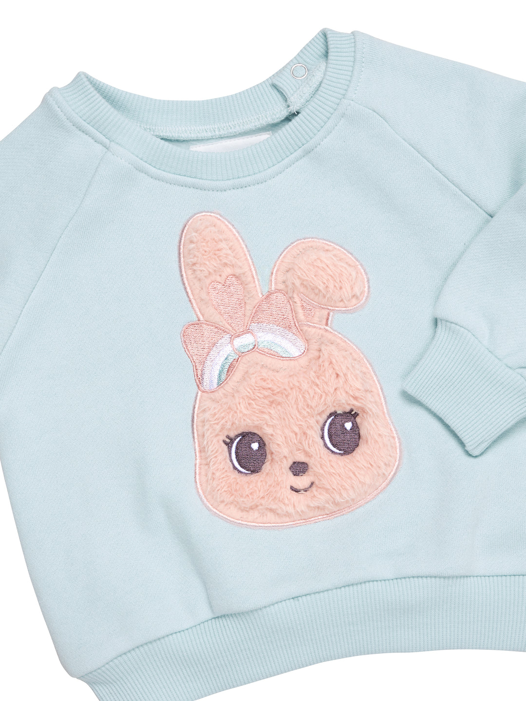 Huxbaby Fur Bunny Sweatshirt - Sky