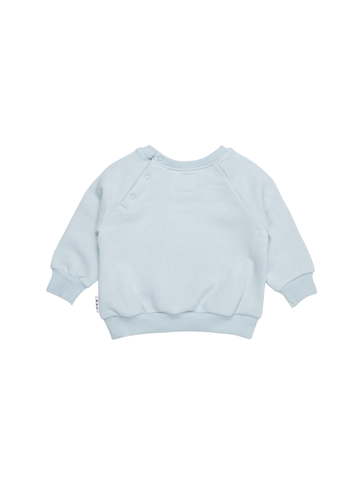 Huxbaby Fur Bunny Sweatshirt - Sky