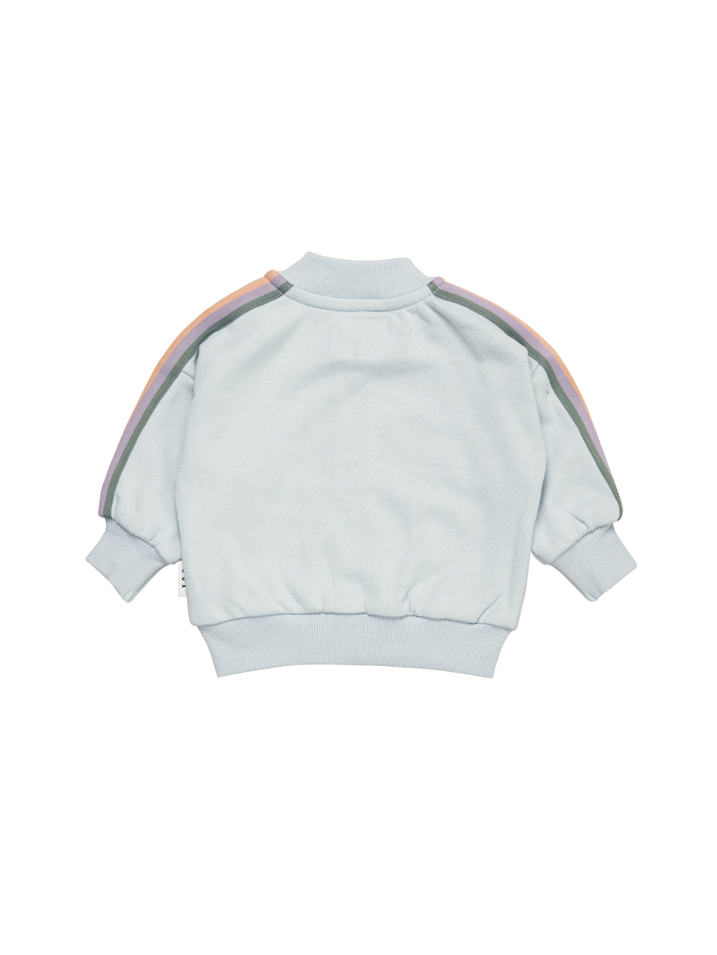 Huxbaby Stripe Retro Track Jacket - Dusty Sky