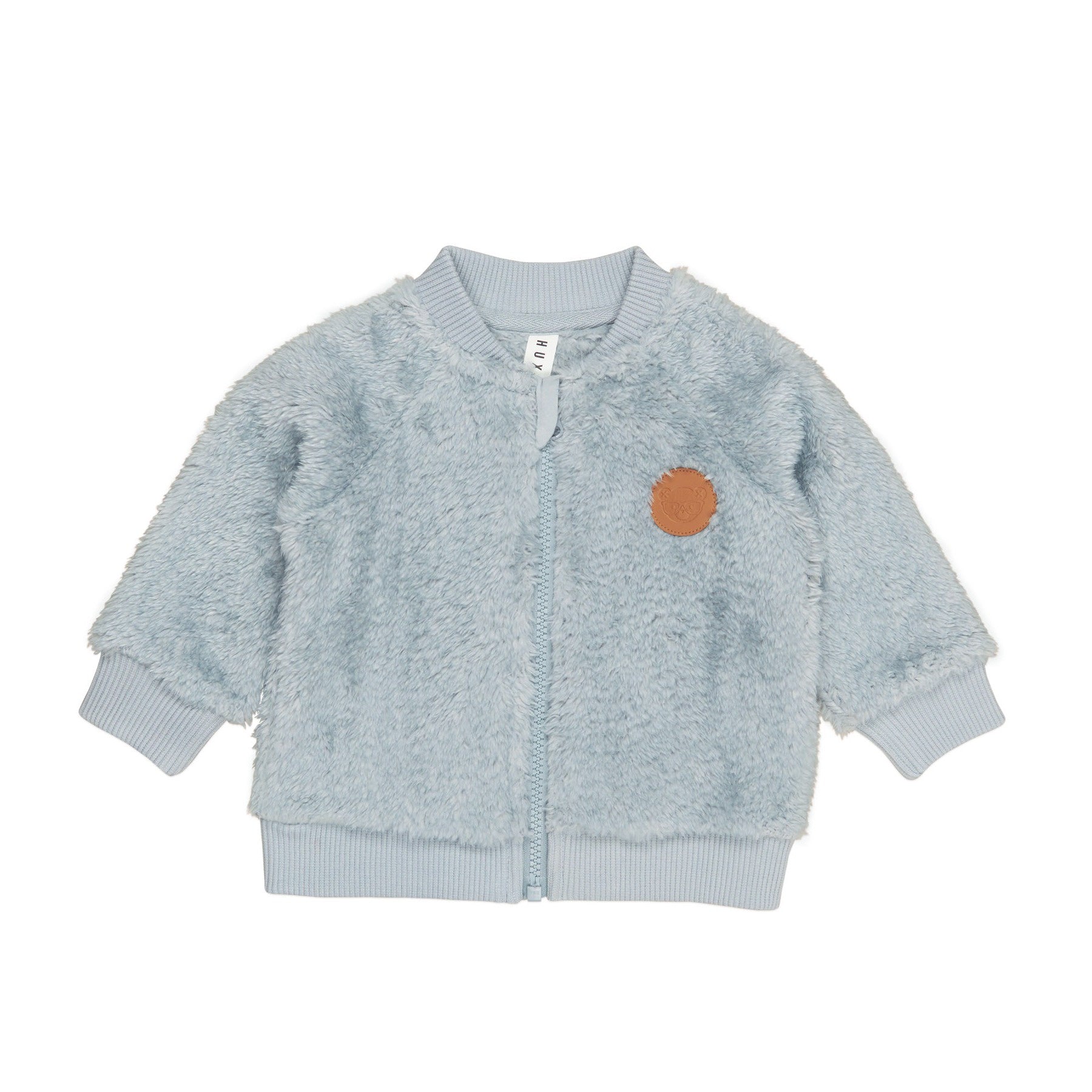 Dino Star Fur Jacket - Dusty Blue