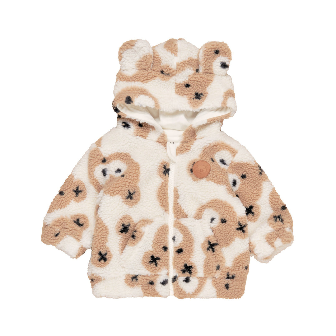 Huxbaby Huxbear Sherpa Hoodie - Natural