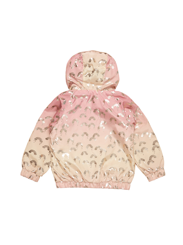 Huxbaby Raining Hearts Rain Jacket - Sunrise