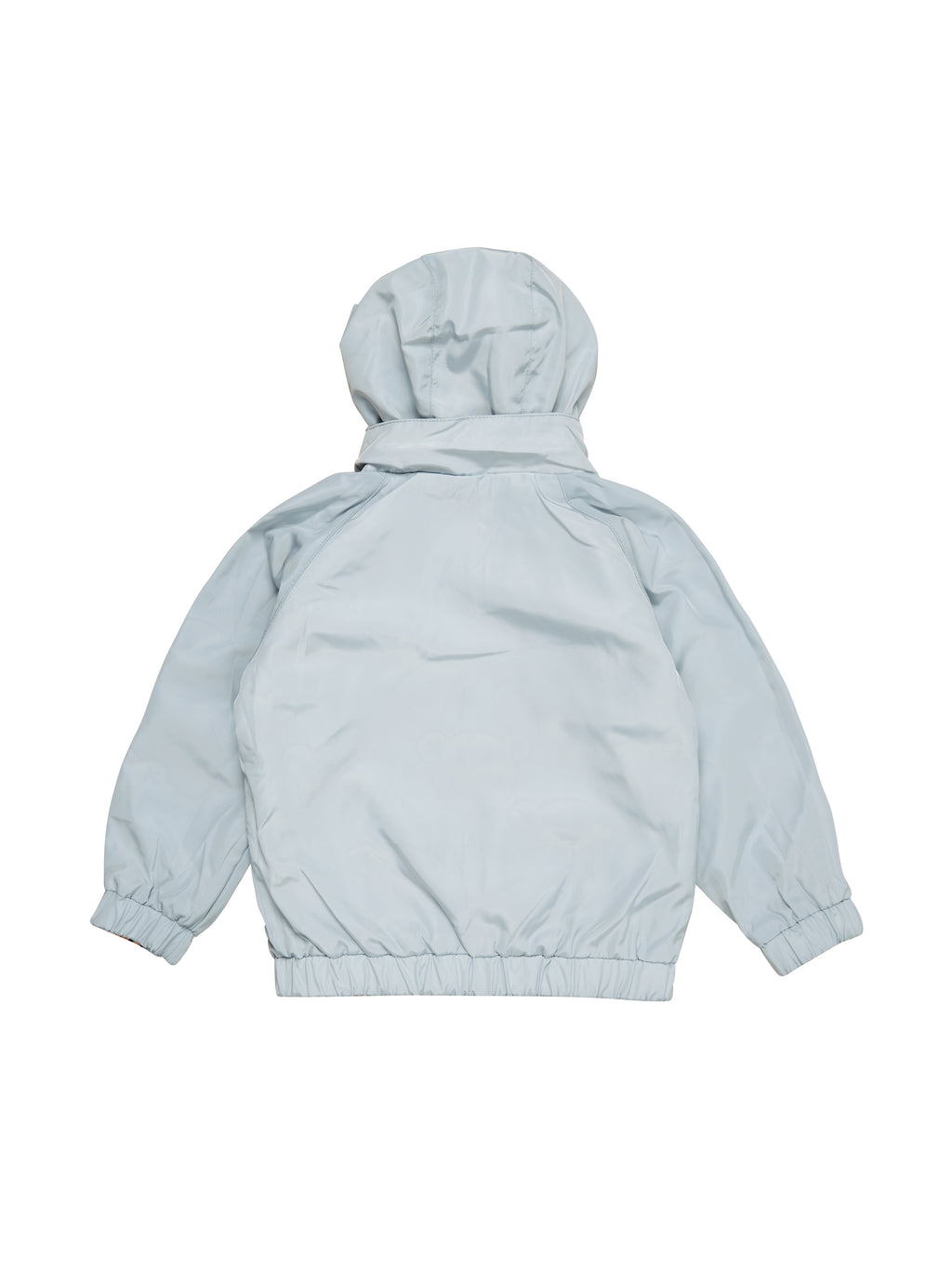 Huxbaby Smile Bear Reversible Rain Jacket - Dusty Sky