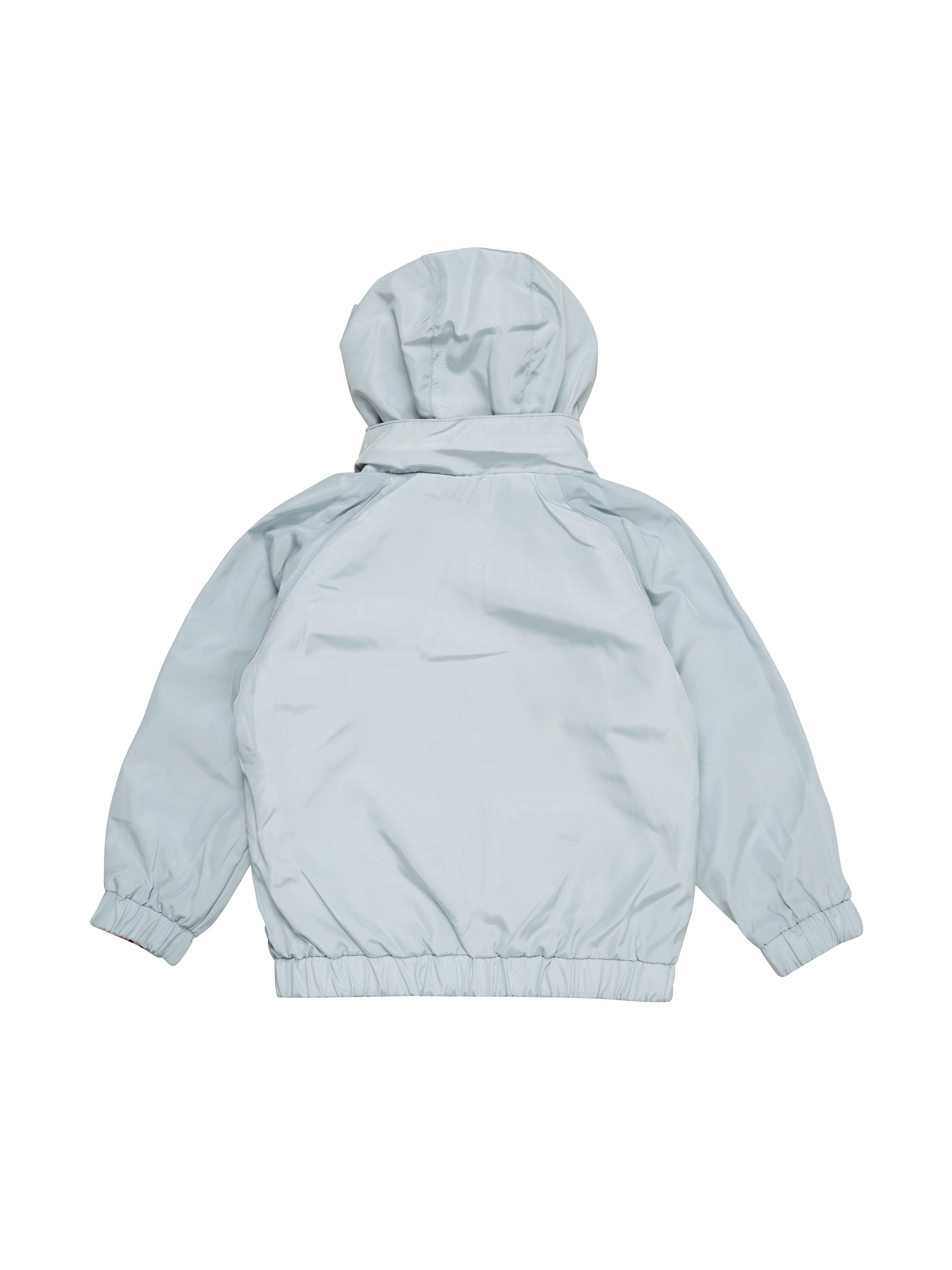 Huxbaby Smile Bear Reversible Rain Jacket - Dusty Sky