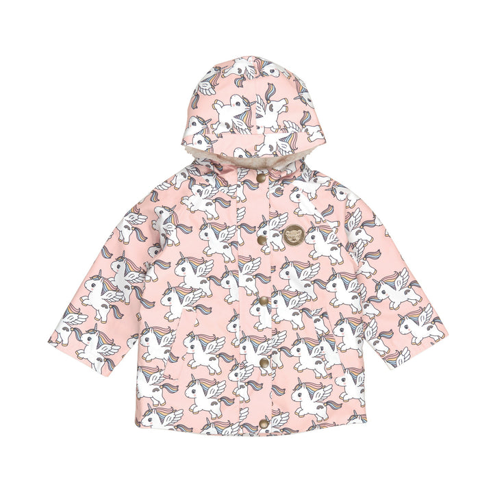 Huxbaby Magical Unicorn Raincoat - Rosebud