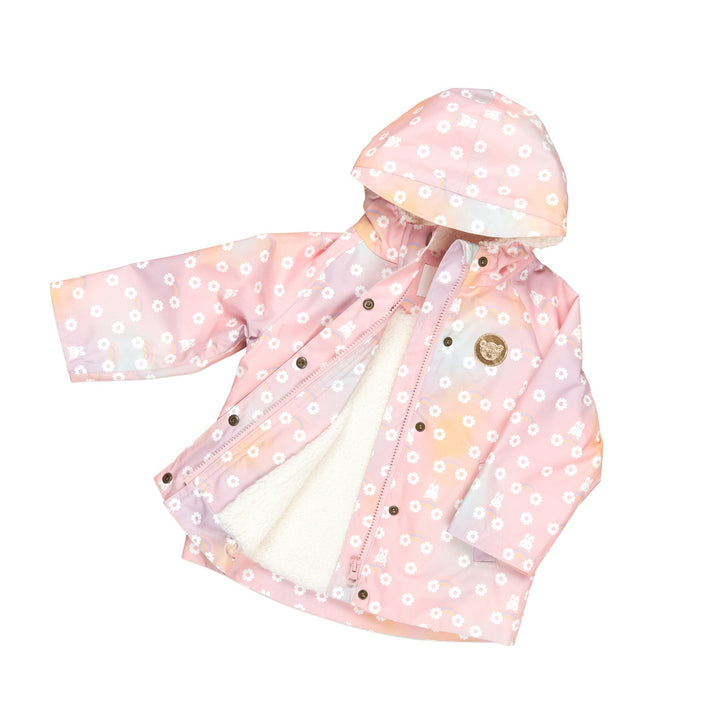 Huxbaby Bunny Raincoat - Rainbow