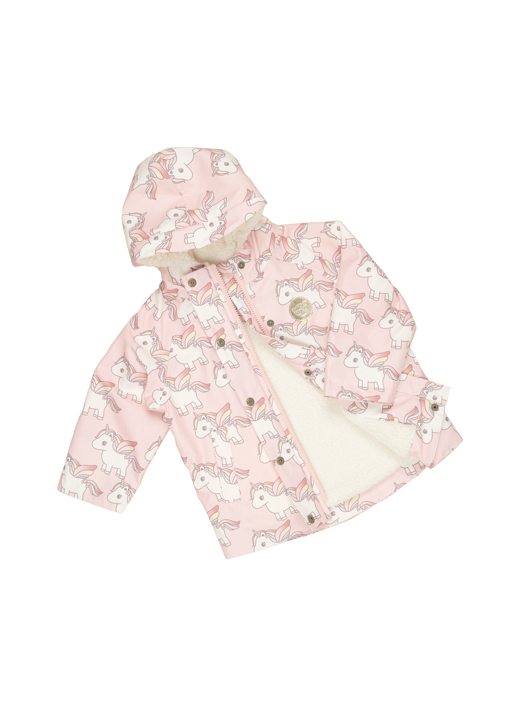 Huxbaby Unicorn Raincoat - Lotus