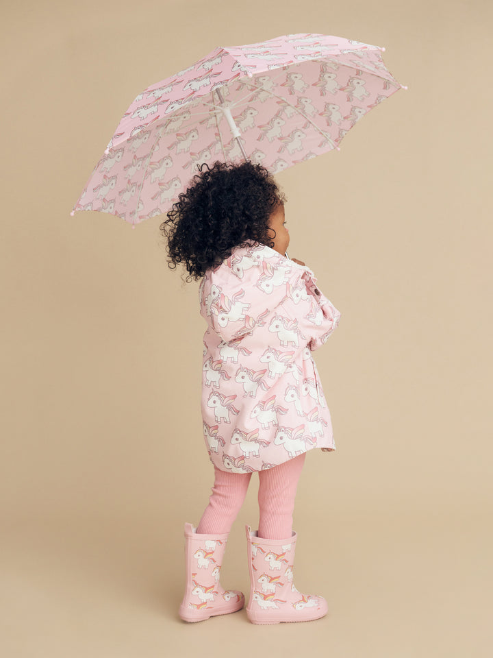 Huxbaby Unicorn Raincoat - Lotus