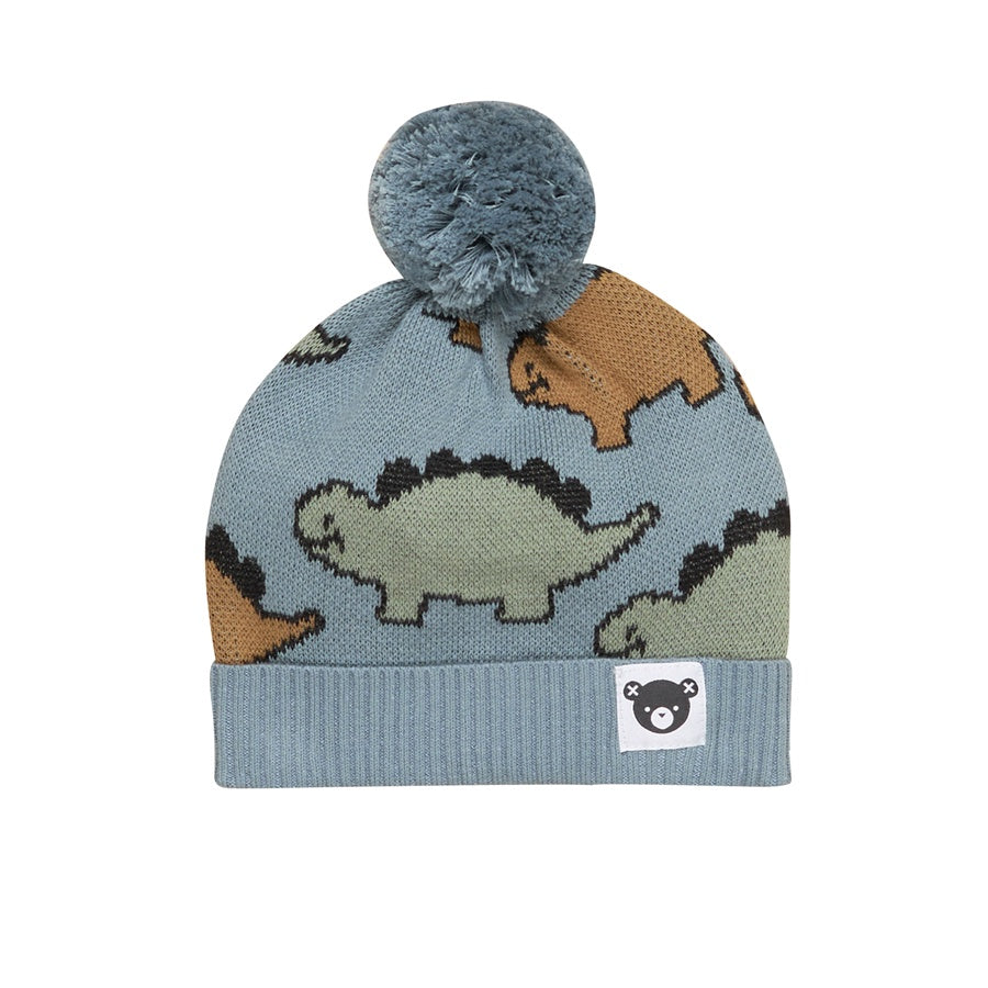 Huxbaby Dino Knit Beanie - Teal