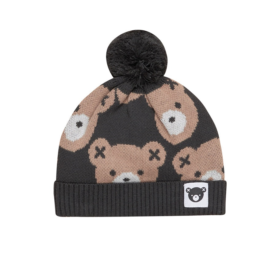 Huxbaby Huxbear Knit Beanie - Soft Black