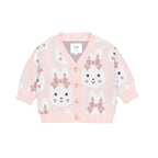 Bunny Love Boxy Cardi - Dusty Pink