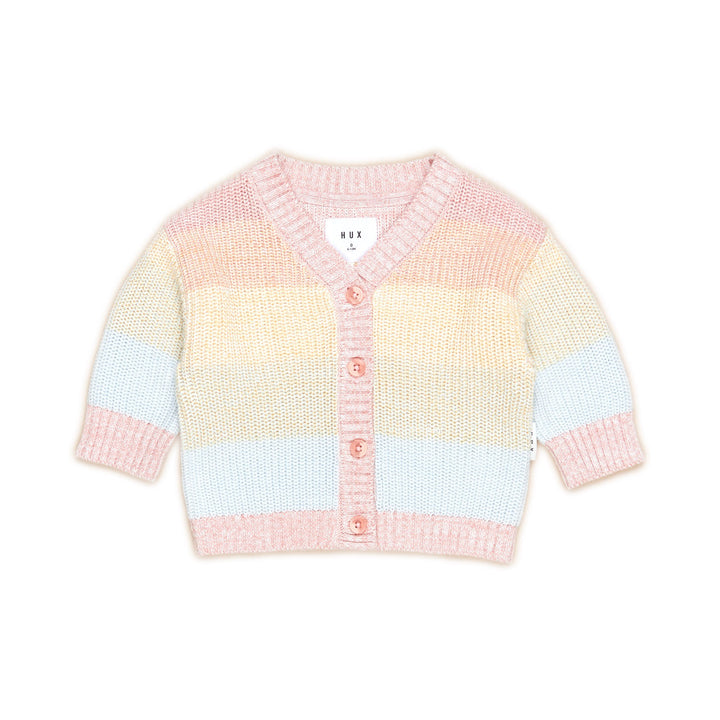 Huxbaby Soft Rainbow Boxy Cardi