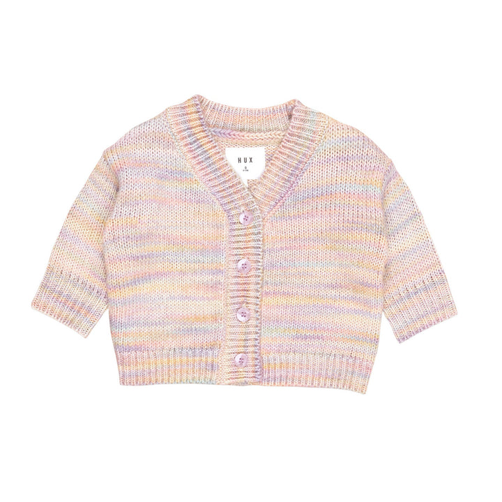 Huxbaby Boxy Cardi - Rainbow