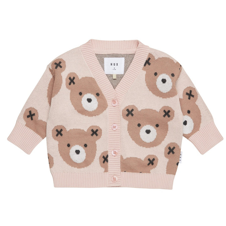 Huxbaby Huxbear Boxy Cardigan - Rose