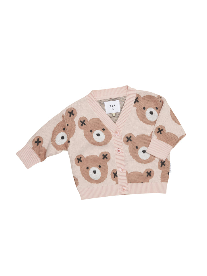Huxbaby Huxbear Boxy Cardigan - Rose