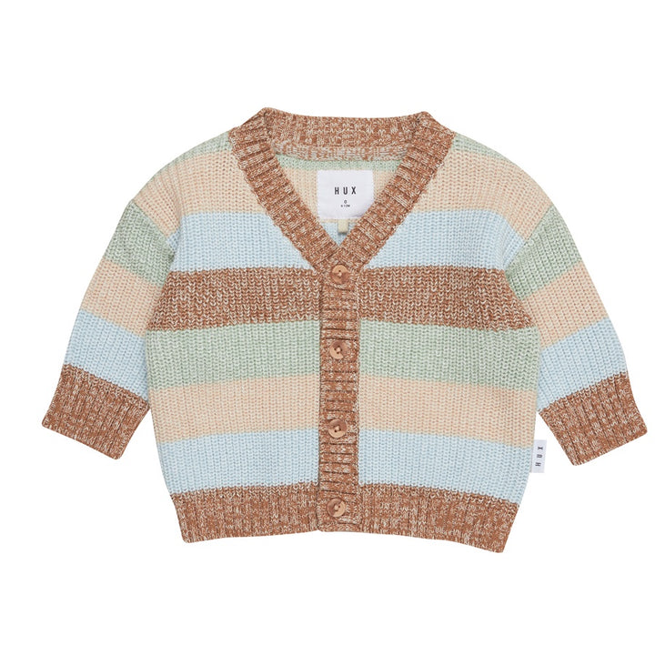 Huxbaby Stripe Boxy Cardigan - Multi