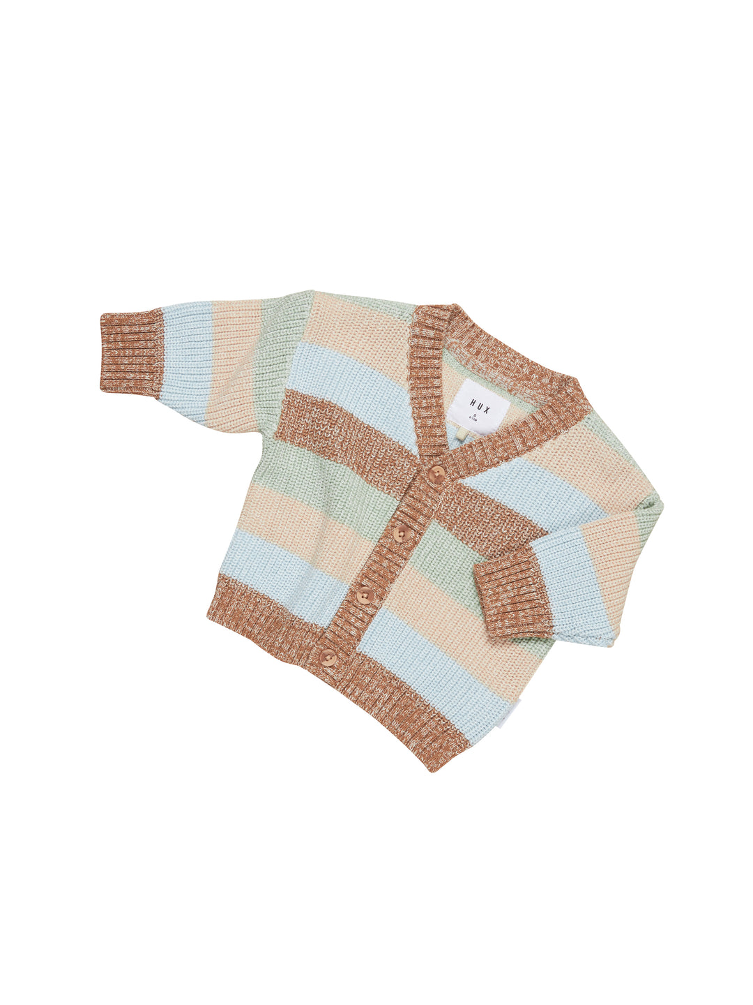 Huxbaby Stripe Boxy Cardigan - Multi