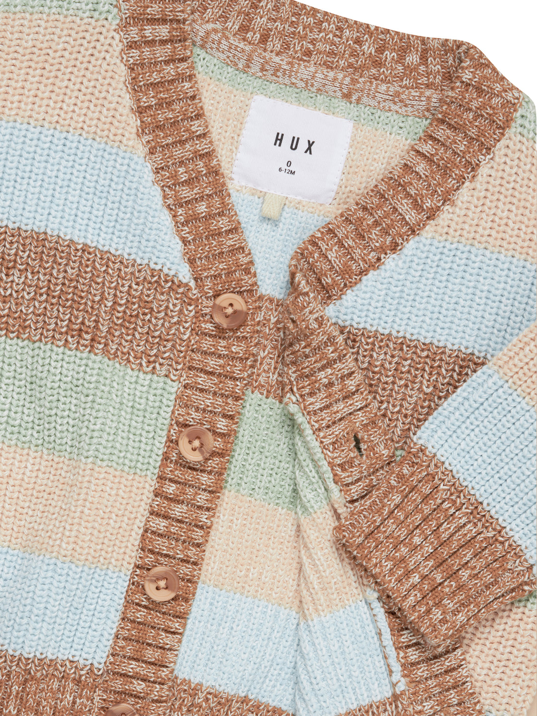 Huxbaby Stripe Boxy Cardigan - Multi