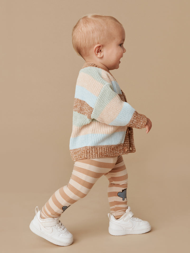 Huxbaby Stripe Boxy Cardigan - Multi