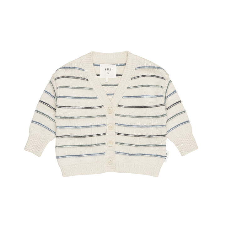 Huxbaby Lake Stripe Boxy Cardi