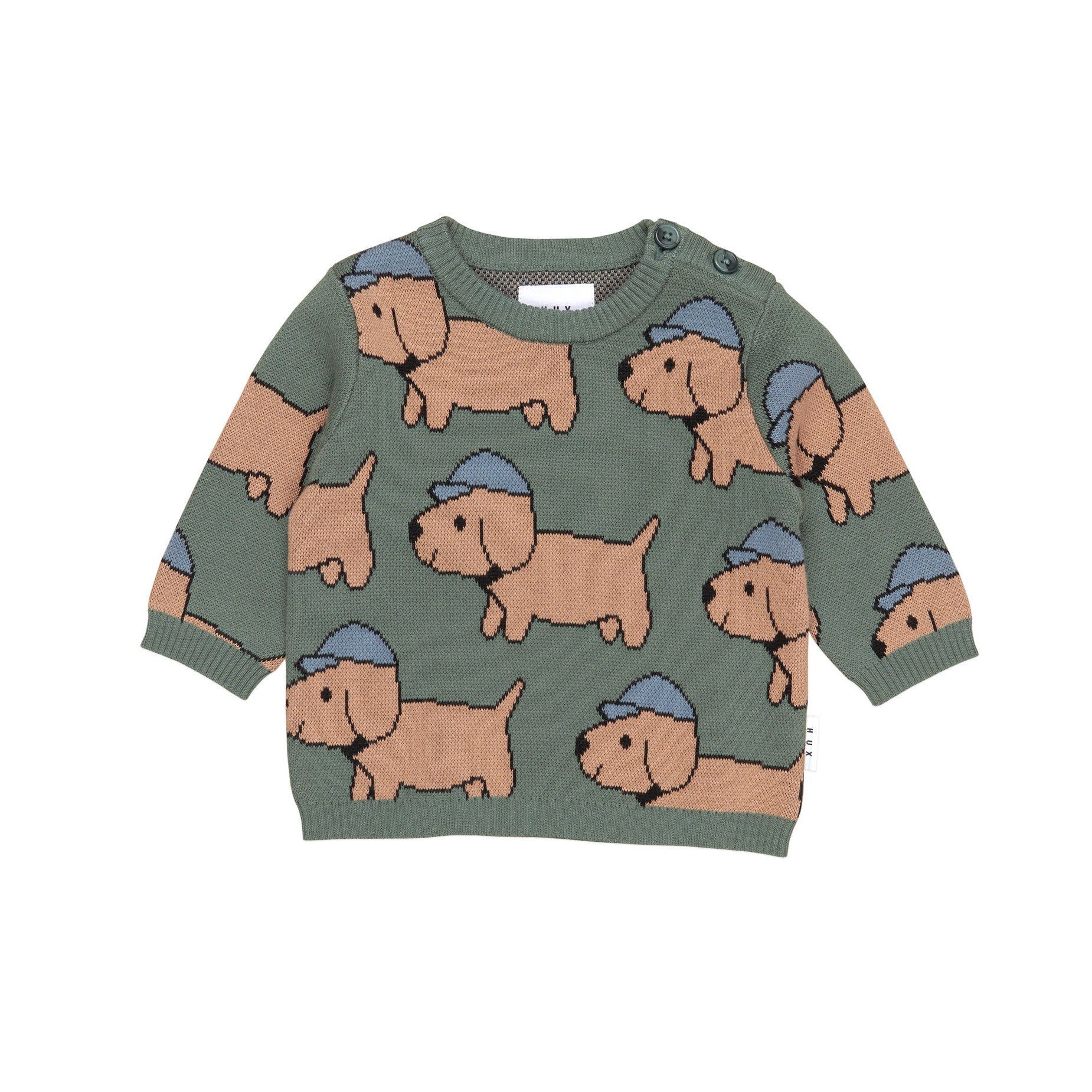 Dog Knit Jumper - Light Spruce