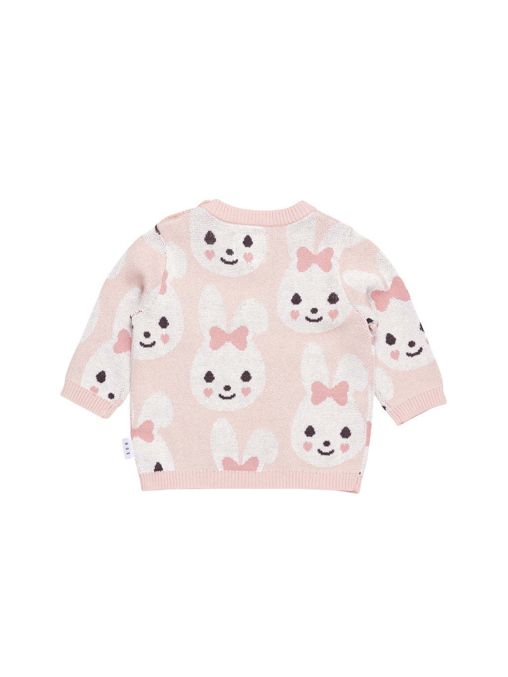 Huxbaby Bunny Knit Jumper - Rose