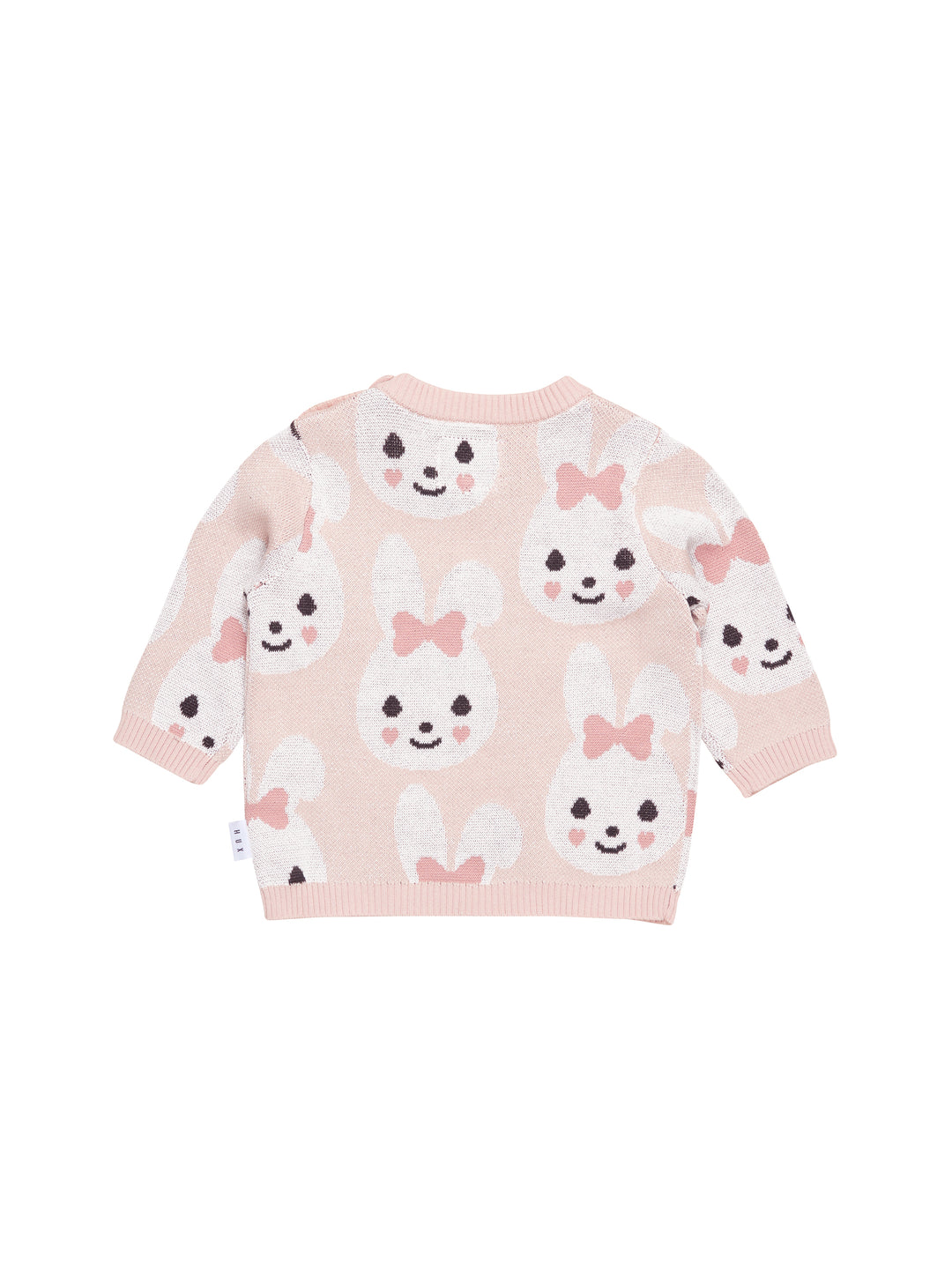 Huxbaby Bunny Knit Jumper - Rose