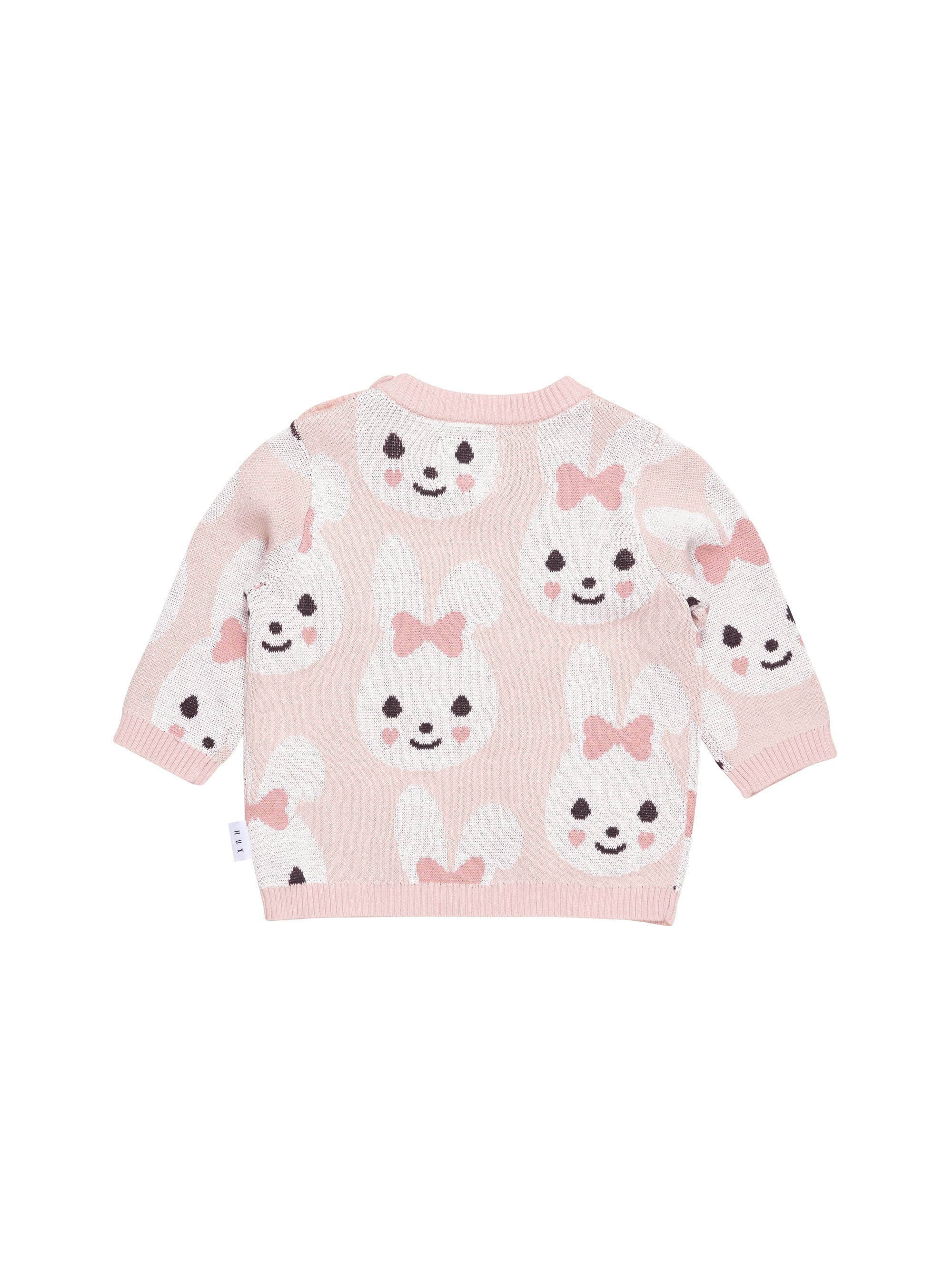 Huxbaby Bunny Knit Jumper - Rose
