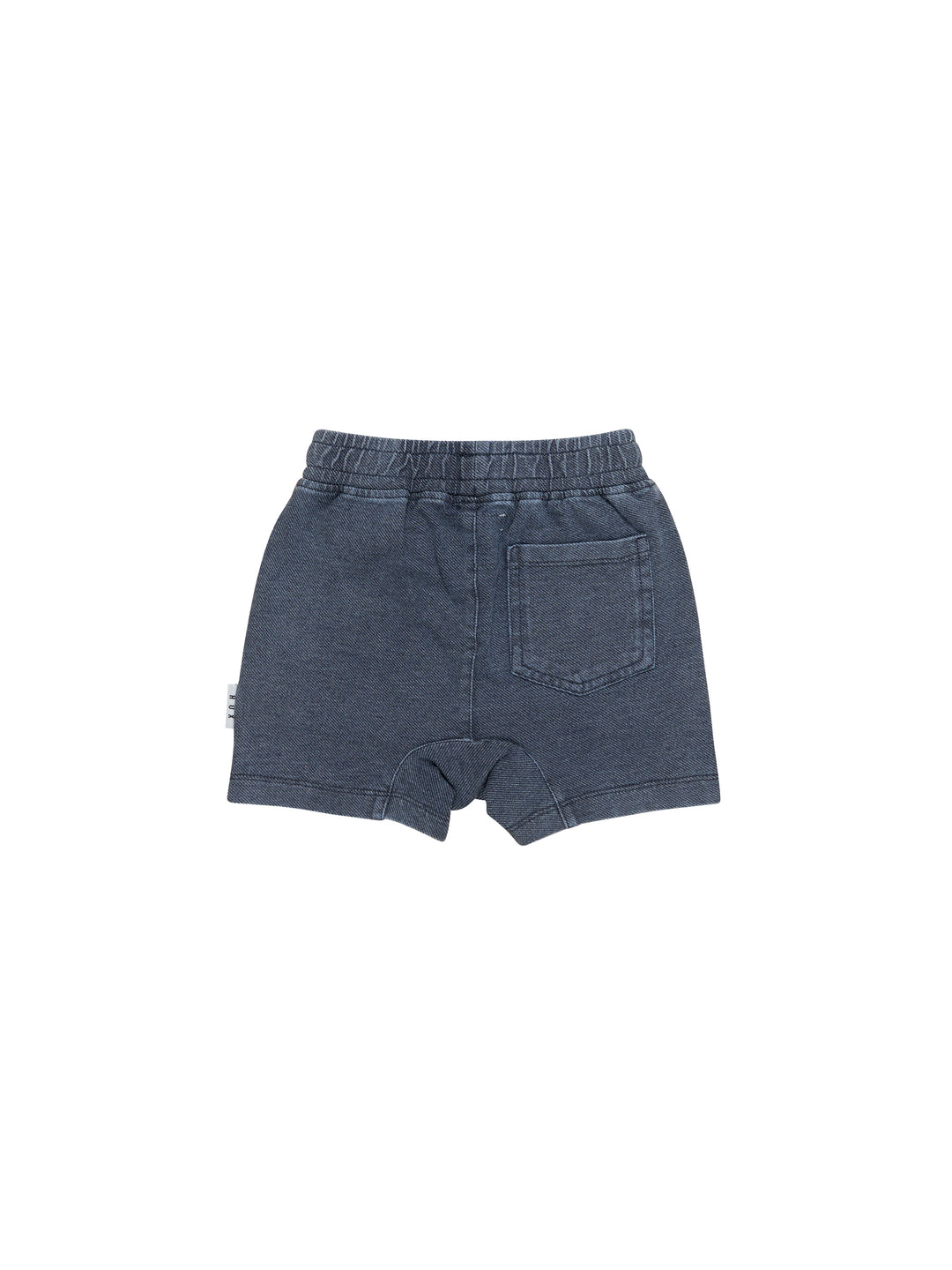 Huxbaby Rainbow Smiley Slouch Shorts - Denim