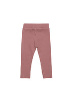 Huxbaby Rib Legging - Dusty Plum