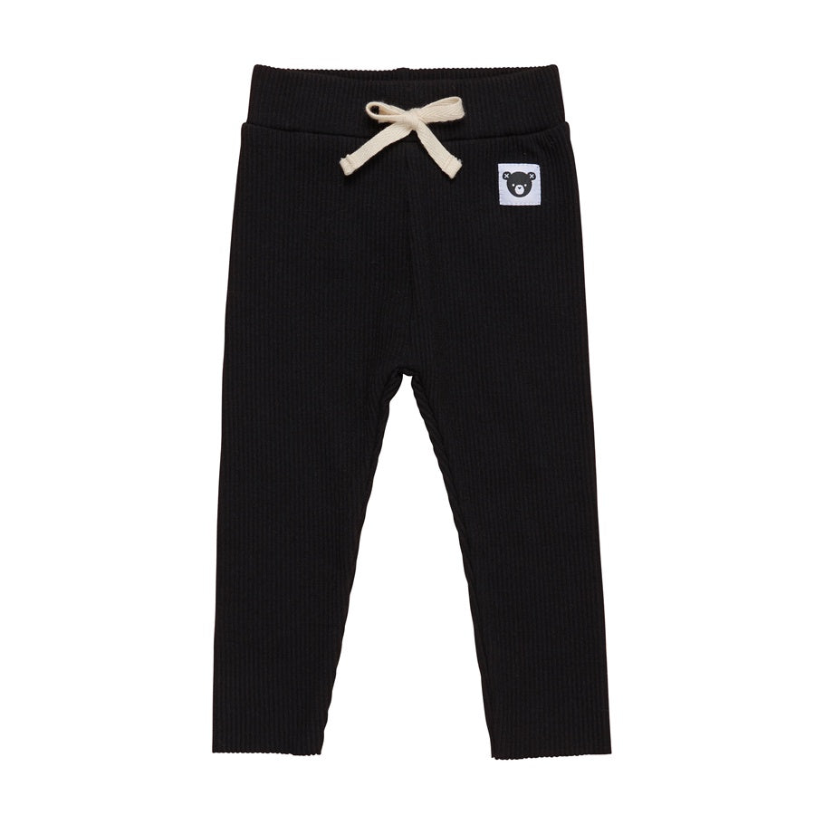 Huxbaby Rib Legging - Black