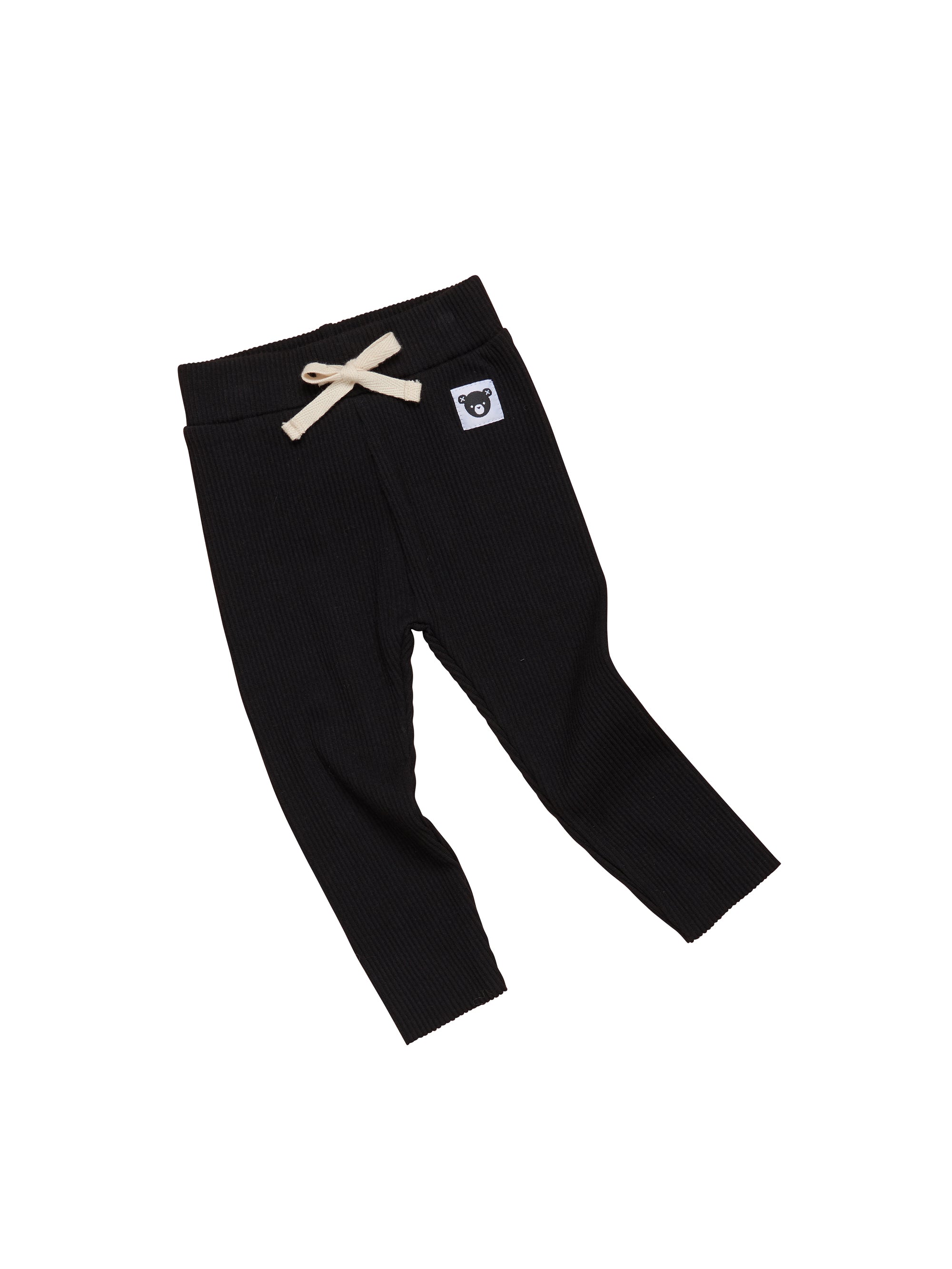 Huxbaby Rib Legging - Black