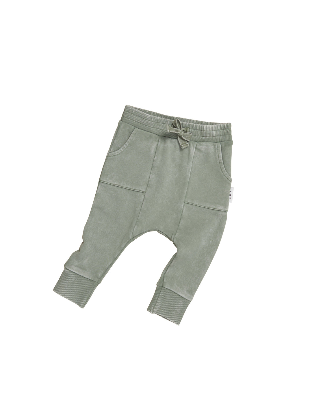 Huxbaby Pocket Drop Crotch Pant - Vintage Fern