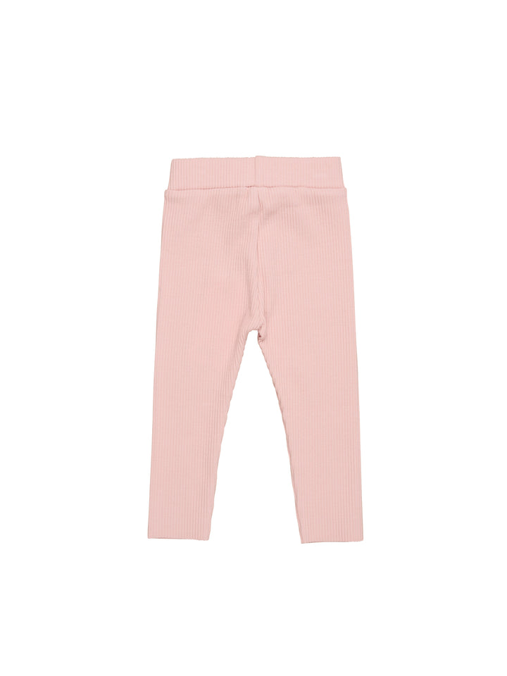 Huxbaby Rib Legging - Rosebud