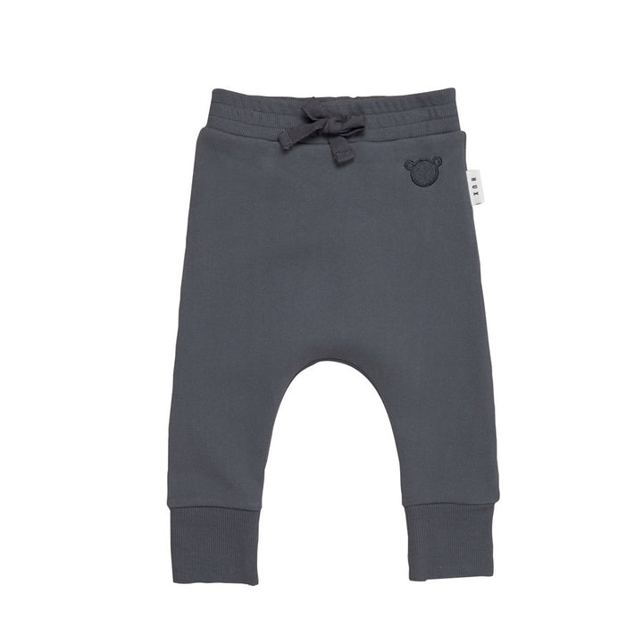 Huxbaby Fleece Drop Crotch Pant - Ink