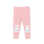 Blossom Fur Bunny Legging - Dusty Rose