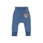 Huxbear Knit Denim Drop Crotch Pant
