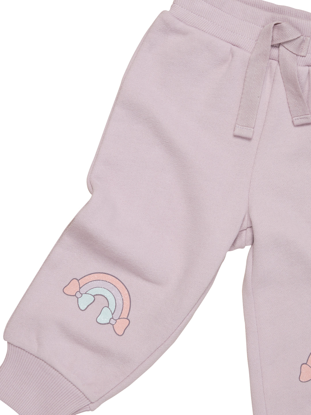 Huxbaby Rainbow Knee Retro Trackies - Lavender