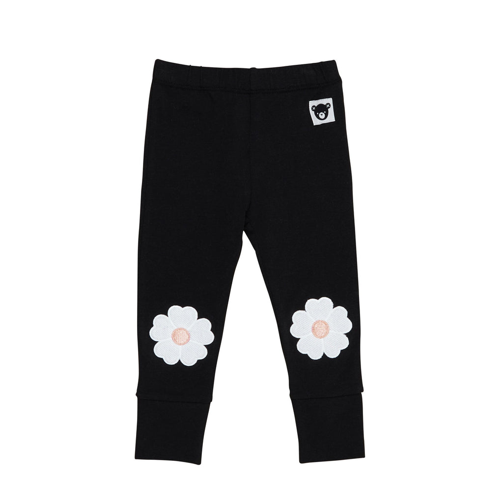 Blossom Flower Legging - Black