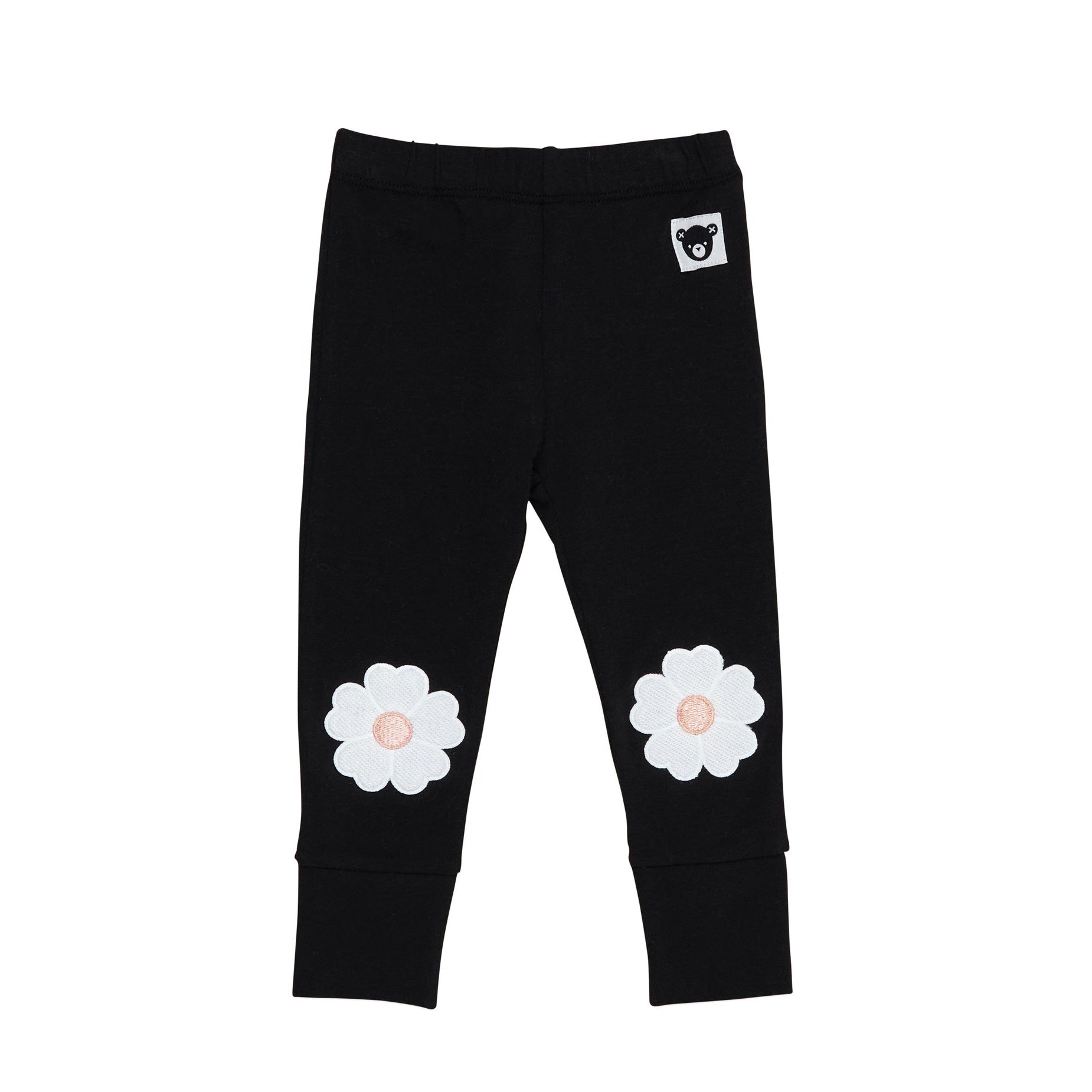 Blossom Flower Legging - Black