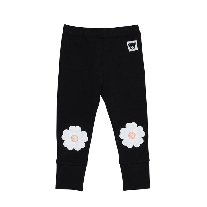 Huxbaby Blossom Flower Legging - Black