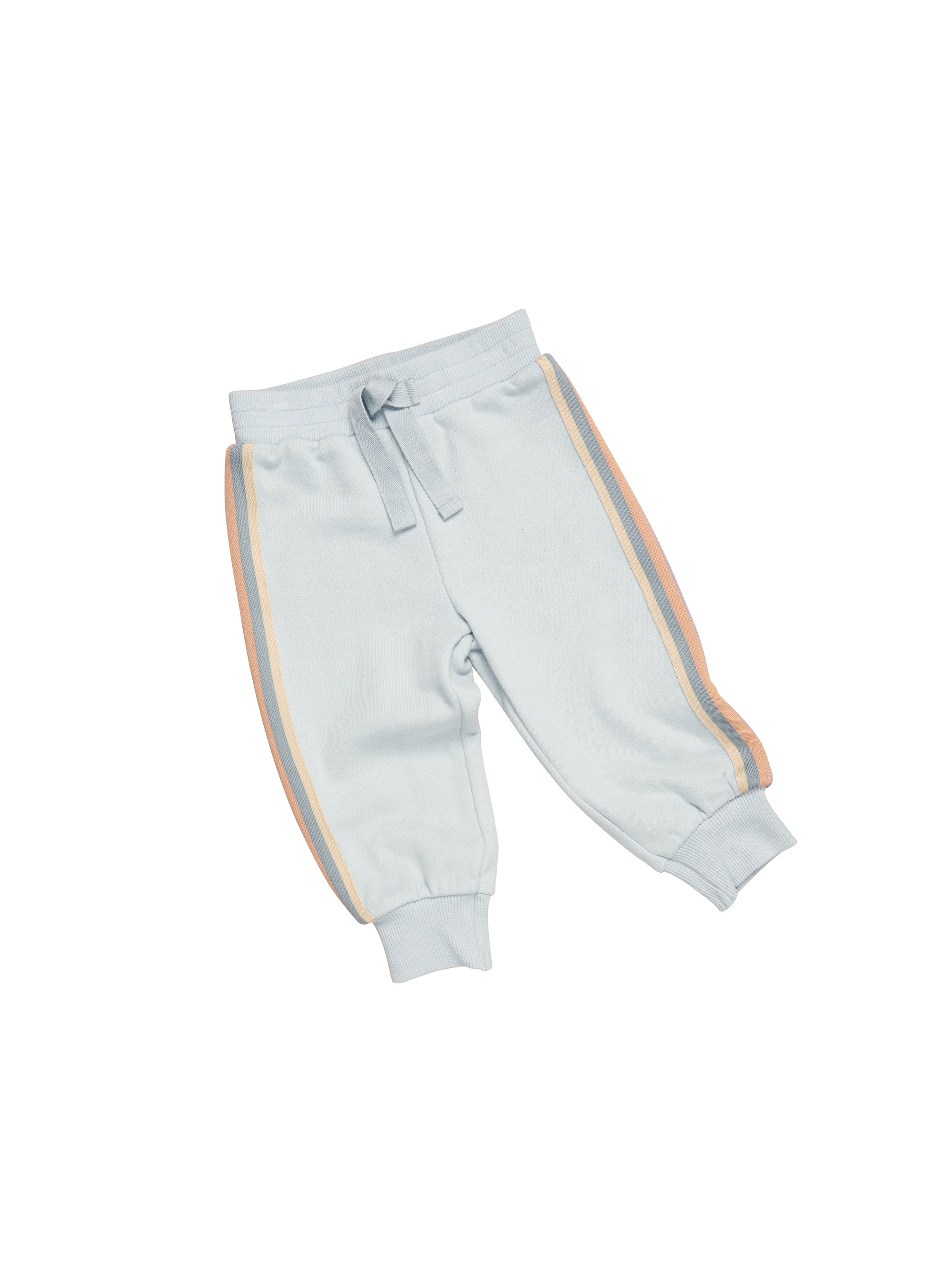 Huxbaby Stripe Retro Trackies - Dusty Sky