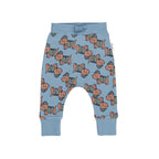 Dino Dog Drop Crotch Pant - Mountain Blue