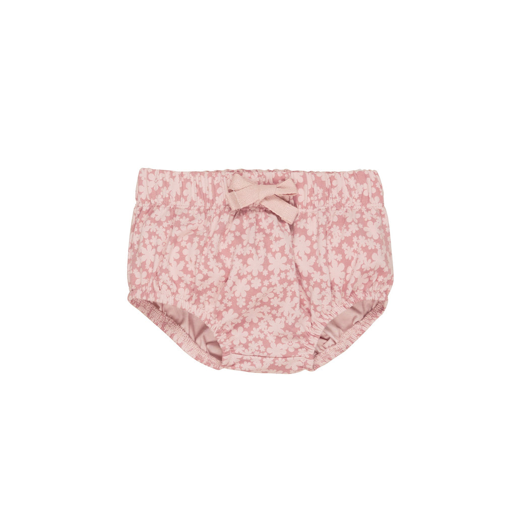 Huxbaby Smile Floral Bloomer - Dusty Rose