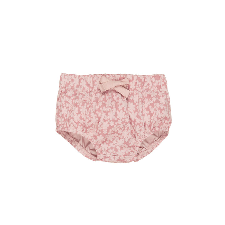 Huxbaby Smile Floral Bloomer - Dusty Rose