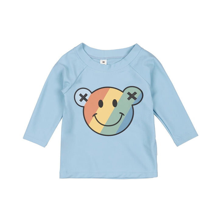 Huxbaby Smiley Rainbow Rashguard - Splash