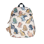 Dino Band Backpack - Almond Milk